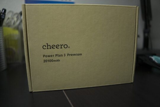容量20,000mAh超!! cheero Power Plus 3 Premiumを買いました。