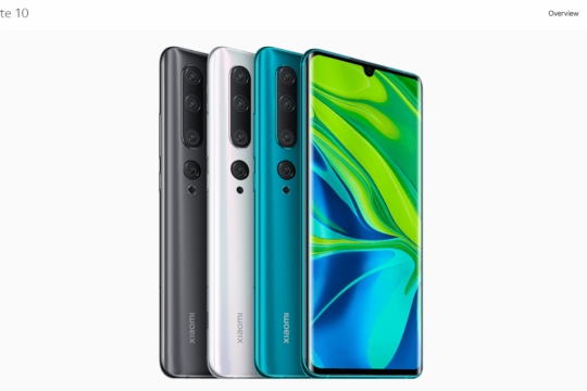 シャオミ(Xiaomi)、日本市場参入。Mi Note 10・10 Proなどの予約がAmazon.co.jpでスタート。